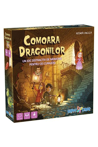 Foxmind Board game for children Treasure of Dragons, Foxmind, + 5 years
