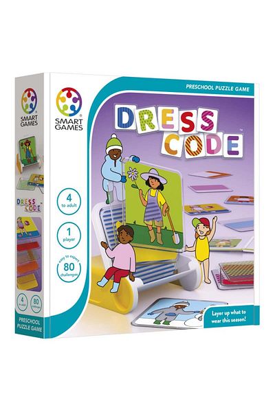 Smart Games - Dress Code, Logic Game With 80 Challenges, 4 Years