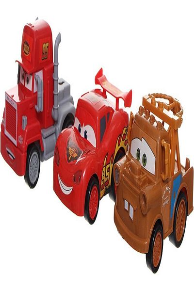 rexa Car Toy For Kids 3 Pieces , Multi Color 30x10x15 cm
