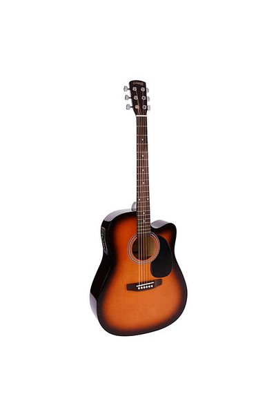 Nashville GSD60CESB, dreadnought cutaway electro-acoustic guitar, active EQ, sunburst