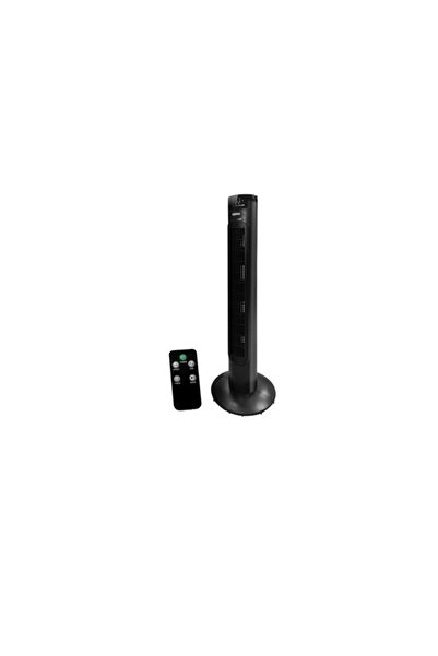Carruzzo Carruzzo tower fan with remote control, 45 W, timer, ionization, aromatic oil included, black