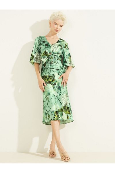 Guess 3 Qtr Slv Women's Dress