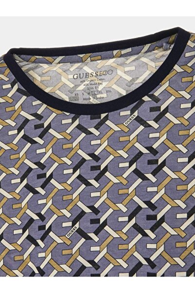 Guess G Chain Erkek Modal Karışımlı Slim Fit T-Shirt