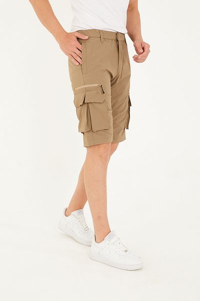 Camp Scoutland Camp735 Outdoor Tactical Water Repellent Καλοκαιρινό Ανδρικό Μπεζ Tactical Σορτς