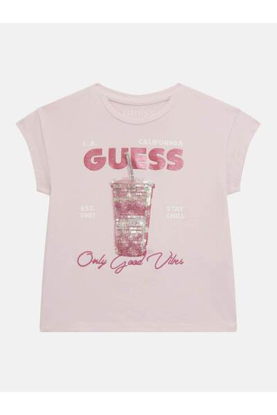 Guess Girl's Regular Fit T-Shirt