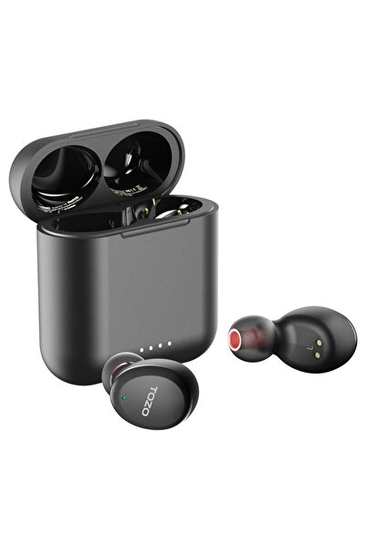 Smart Vibe True Wireless Headphones TOZO® T6S Active Noise Cancelling, EQ Sound, Bluetooth 5.3, Auto Connect, Black