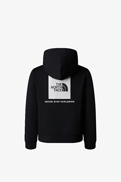 THE NORTH FACE Teen Box Nse Regular Pullover Hoodie Kids Sweatshirt أسود NF0A...