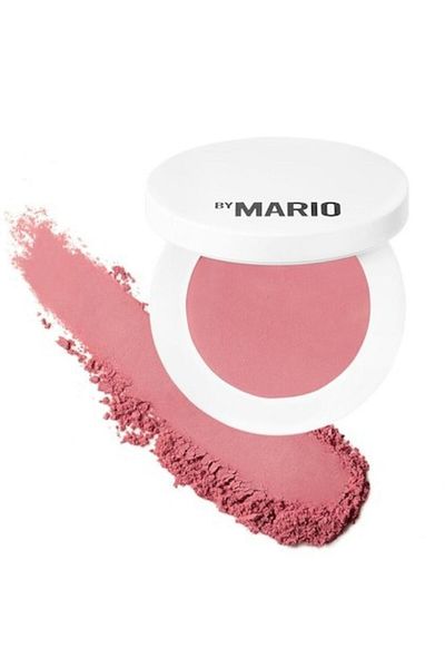 MAKEUP BY MARIO Soft Pop Powder Blush Mellow Mauve | Delicate Pink Flush for All Skin Tones | 4.4ml