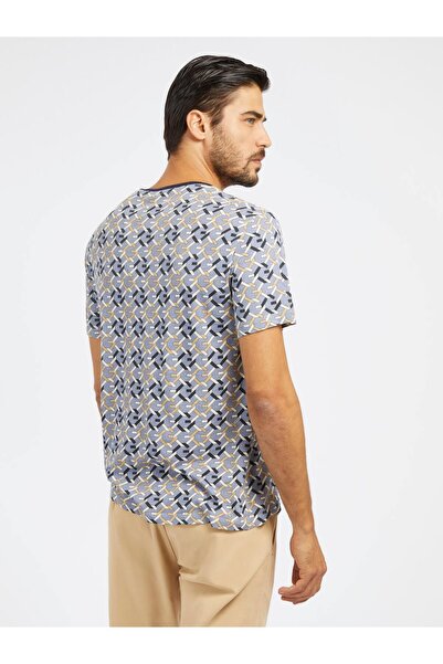 Guess G Chain Erkek Modal Karışımlı Slim Fit T-Shirt