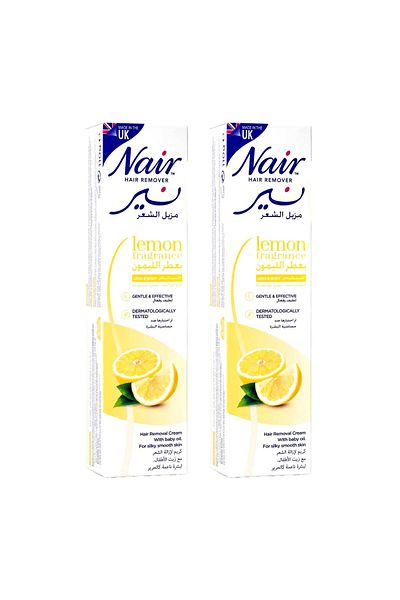 Nair Lemon Legs & Body Hair Removal Cream Value Pack