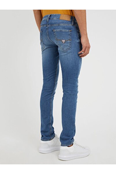 Guess Normal Waist Slim Fit Men's Denim Trousers M3Gan1D4Z22_Miamı - Eco Recy Co Kar