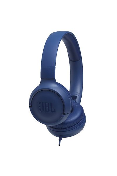 JBL Audio On Ear JBL Tune 500 Wired Headphones - Blue