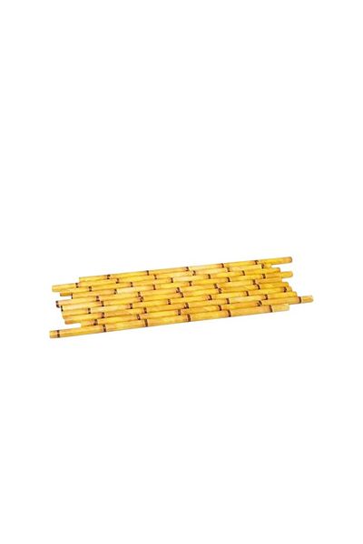 Greentiming Set of 100 Greentiming straws, paper, yellow, 19.8 cm