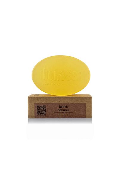 dionesse 100% Natural Baby Soap 90 Gr - Hair and Body Cleansing Soap for Your Baby