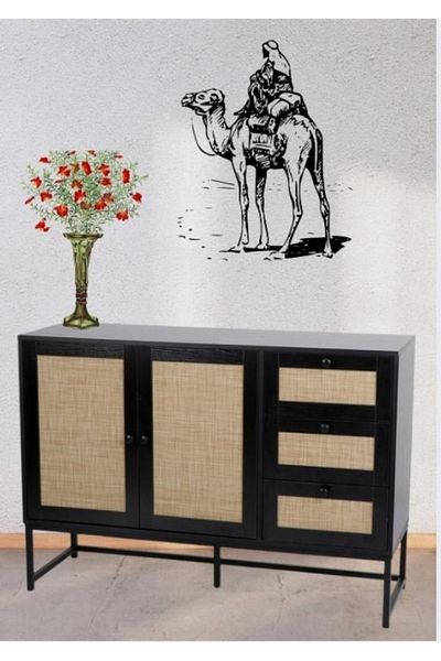 DECORA Stylish and modern buffet cabinet, 120 cm
