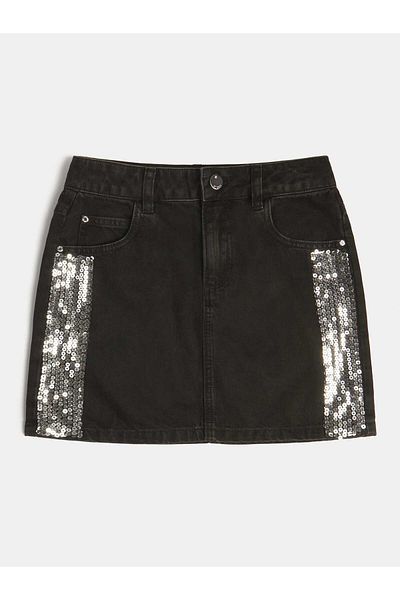 Guess Black Deni Girl's Skirt