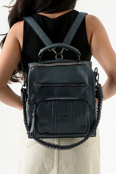 archangel Women's Backpack and Shoulder Bag Blue