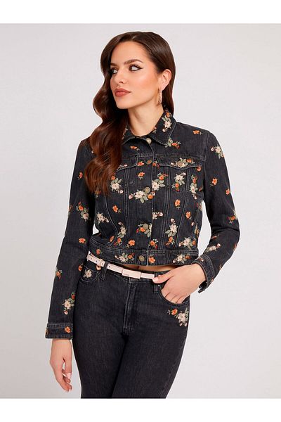 Guess Jachetă de damă albastru închis W2yn25d4pw1obsı