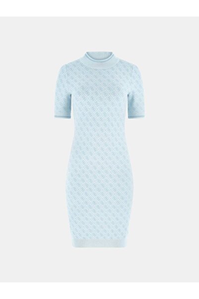 Guess Lise 4G Logo Kadın Triko Elbise