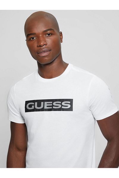 Guess Tricou Slim Fit pentru bărbați Ss Bsc Hd