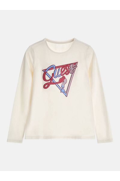Guess Tricou Ls pentru fete, cu croiala normală
