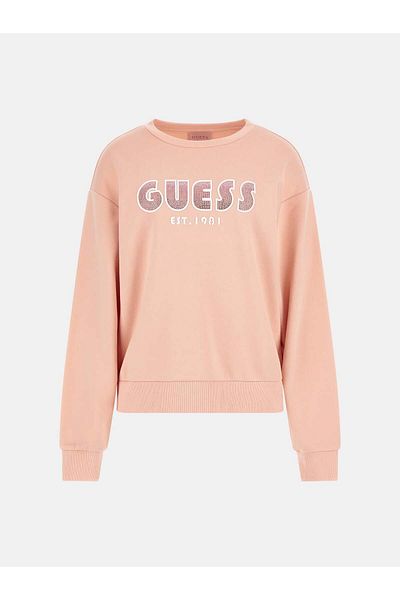 Guess Hanorac cu logo W Cn pentru femei