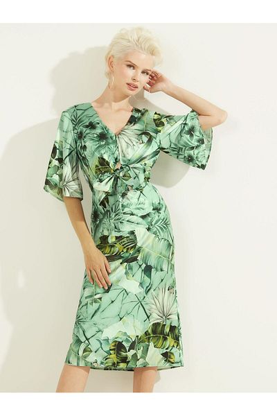 Guess 3 Qtr Slv Women's Dress