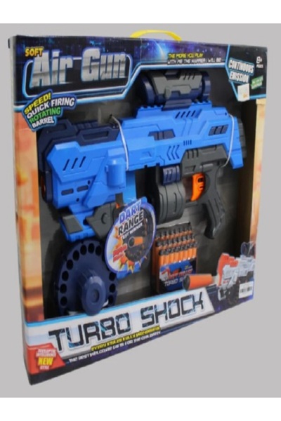 rexa قاذف الهواء الناعم توربو شوك - قاذف سهام سريع النيران من الرغوة