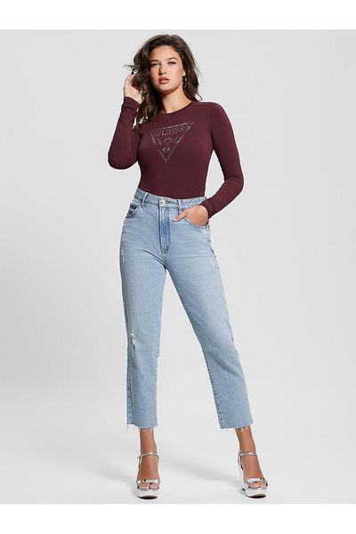 Guess Tricou pentru damă cu logo Ls Cn