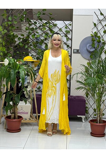 Punta Otantik Vl2000 Double Suit Voile Dress Yellow