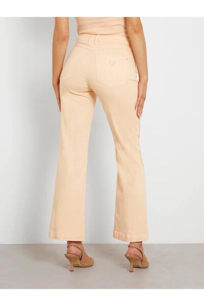 Guess Normal Bel Normal Paça Skinny Fit Turuncu Kadın Denim Pantolon W4GA0UD4PV4-S0DA