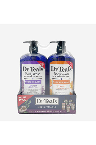 Dr Teals غسول للجسم 710 مل × 2 عبوة اقتصادية
