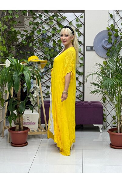Punta Otantik Vl2000 Double Suit Voile Dress Yellow