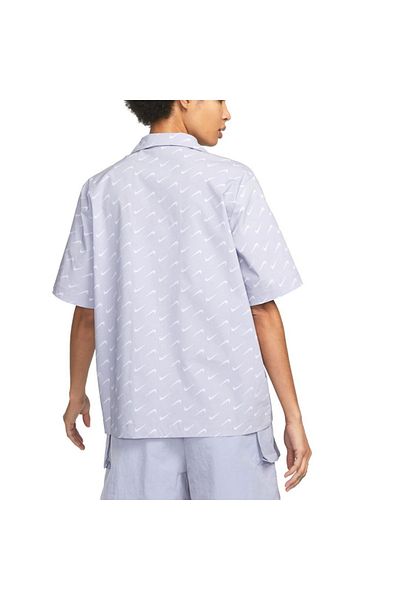 Nike Bluză cu imprimeu W NSW EVRDY MOD WVN SS