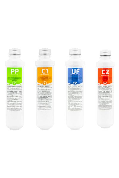 Zass ZWF 24-5 dispenser filter set (4 filters) complete replacement, for dispenser model ZWD 24 WF