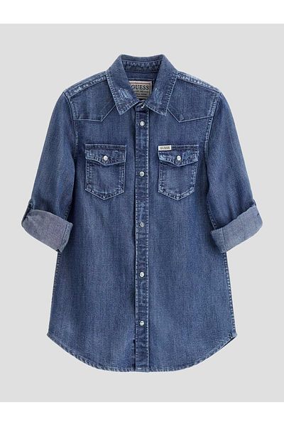 Guess Cămașă din denim Deni Baby Regular Fit