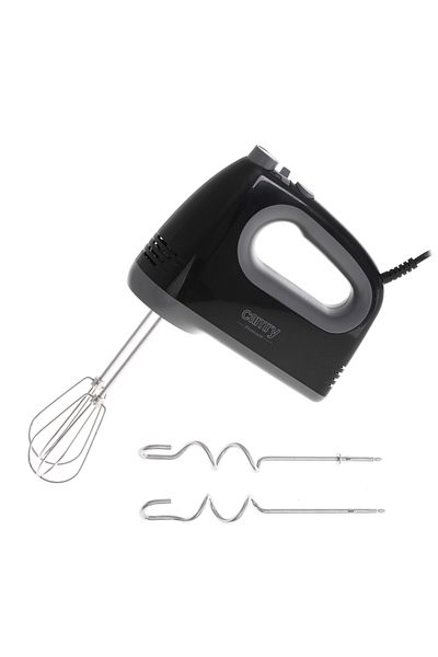 CAMRY Hand Mixer, Camry, CR 4220, 750W, 2 Beaters and 2 Stainless Steel Hooks, 5 Speeds + Turbo, Black