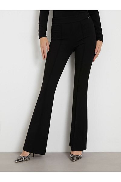 Guess BlAck ComfortAble Women's Trousers - W4RB44KC2A2-JBLK
