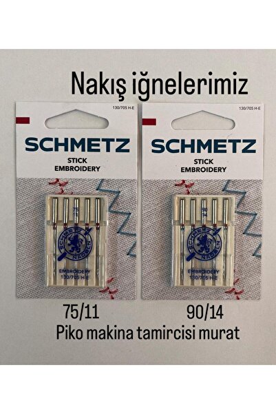 SCHMETZ NAKIŞ İĞNE SETİ 2Lİ(75/11-90/14)