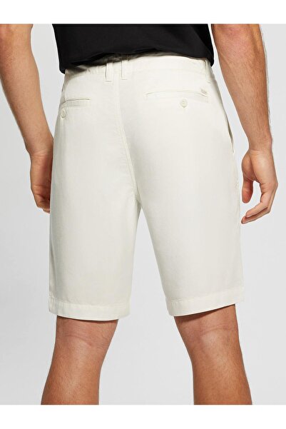 Guess Normal Beyaz Erkek Şort M4GD25WDX72F0I1_BOWIE DRAW CORD SHO