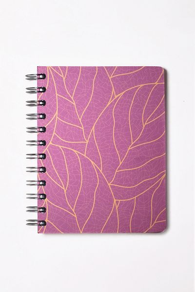 My Mia Art Fuchsia Branch Spiral Notebook 12X17