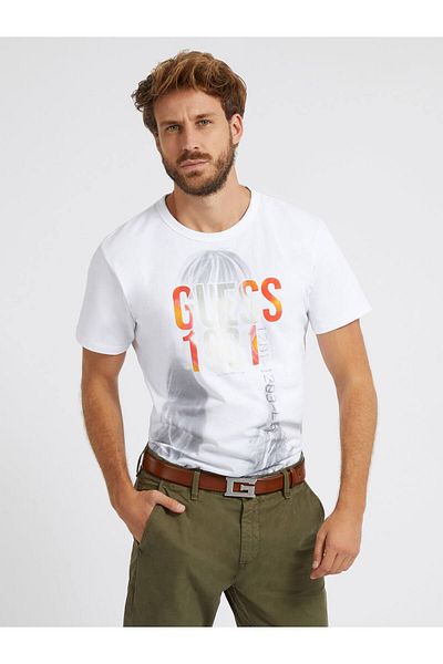 Guess Tricou Joakin pentru bărbați, cu croiala normală