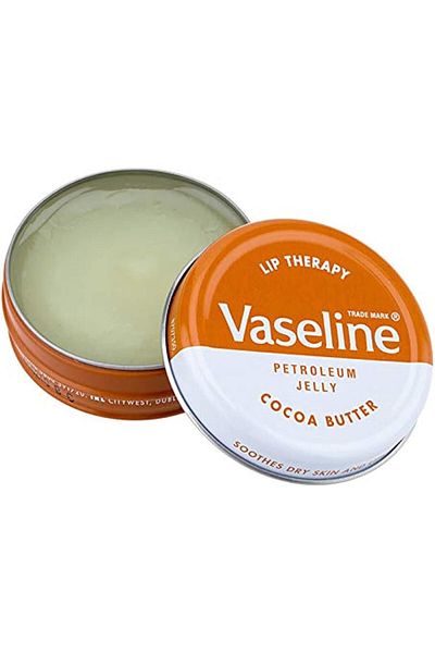 Vaseline Lip Therapy Cocoa Butter 20g – Nourishing Petroleum Jelly For Soft, Hydrated Lips