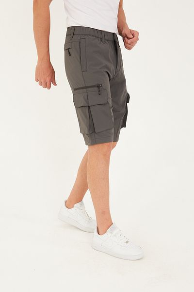 Camp Scoutland Camp735 Outdoor Tactical Water Repellent Καλοκαιρινό ανδρικό γκρι τακτικό σορτς