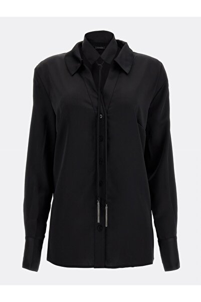 Guess LS FLORIANE SHIRT women's shirt black