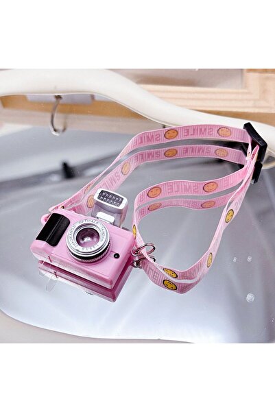 Choice دمية قطنية مزودة بكاميرا فلاش لابوبو مقاس 17 سم وحقيبة كاميرا مزخرفة و...