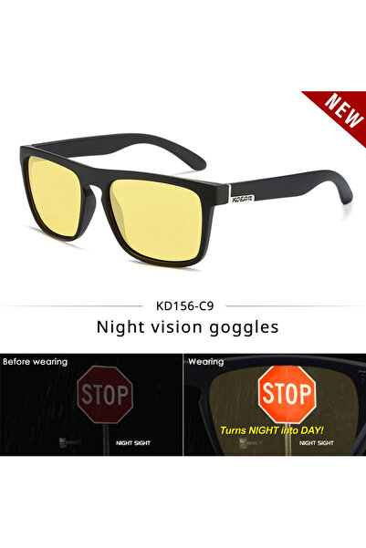 Choice Free Package C9 KDEAM Guy's All Matching Polarized Sunglasses Night Si...