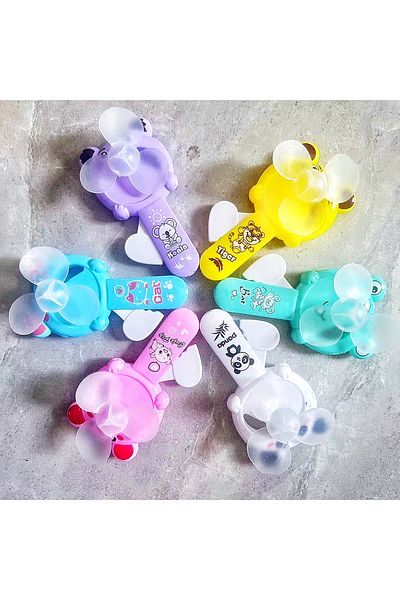 Choice 6pcs 6Pcs Portable Summer Cartoon Hand Fan Kids Birthday Wedding Party Guest Gift Souvenir Back to S