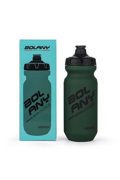 Choice Dark Green BOLANY 610ML Sports Bottle Rubber Paint Plastic Bicycle Water Bottle Portable Squeeze Dri