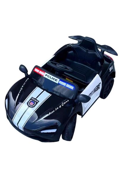 Optim Solution Mașină de poliție electrică de jucărie pentru copii (2-5 ani), OPTIM SOLUTION, telecomandă, frânare automată, Rec